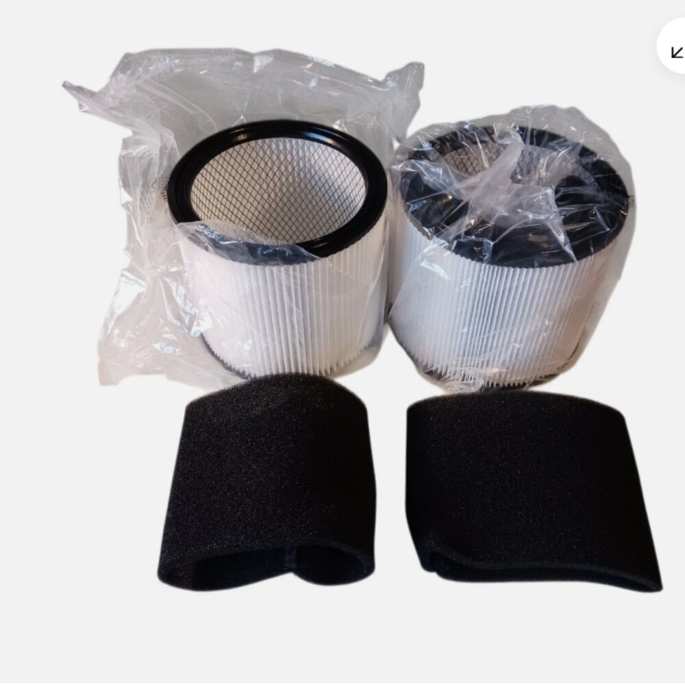 Cabiclean Foam Sleeve Filter for Shop-Vac 90304, 90350, 90333 Wet/Dry Vacuum 2Pc - Picture 8 of 10